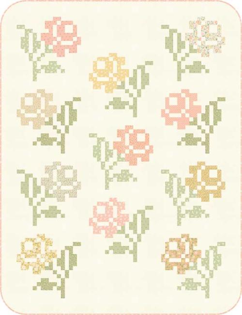 Flower Girl  KIT31730 Quilt Kit in Flower Girl by Heather Briggs -60 x 78