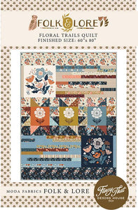 Floral Trails Quilt Kit by Fancy That Design House- Moda- 60 X 80"