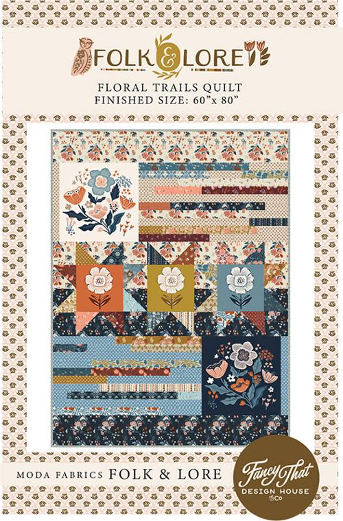 Floral Trails Quilt Kit by Fancy That Design House- Moda- 60 X 80