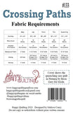Crossing Paths Pattern G HQ 133 Mellissa Corey of Happy Quilting- Moda-82 X 101"