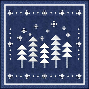 PREORDER Winter In The Woods Quilt Kit using Denim and Daisies  by Fig Tree and Co- Moda-69" X 69""