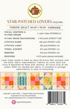 Star-Patched Lovers Pattern G CKQ 2401 by Copper Kettle- 64" x 76"