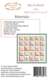 Mix and Match Quilt Pattern by Chelsi Stratton- Moda- 75 X 75"