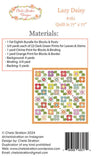 Lazy Daisy Quilt Pattern by Chelsi Stratton- Moda- 77 X 77"