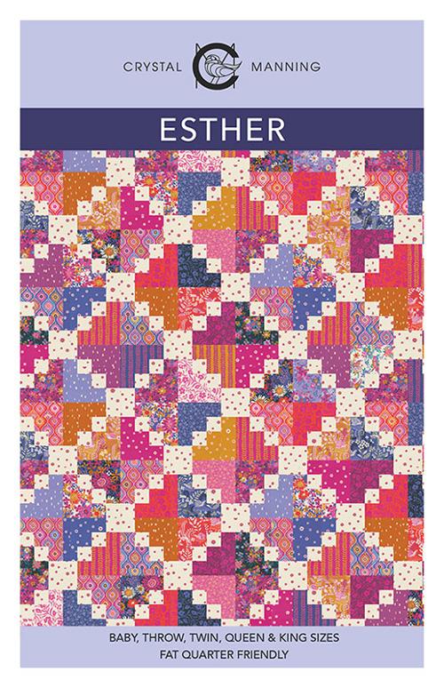 Esther Quilt Pattern by Crystal Manning- Moda-Multiple sizes