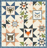 Woodland Friends Quilt Kit by Gingiber- Moda- 64" X 64 "