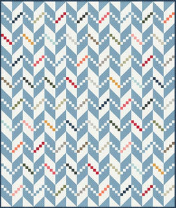 Persnickety Pattern G LB 235 by Lella Boutique - Moda - 64 " x 76"