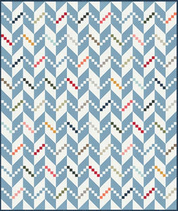 PREORDER Persnickety Quilt Kit in Magic Dots fabrics by Lella Boutique - Moda- 64 1/2" x 76 1/2"