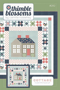 PREORDER  Cottage Quilt Kit in Rosemary Cottage by Camille Roskelley - Thimble Blossoms - Moda - 68" X 68"