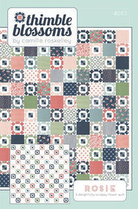 PREORDER  Rosie Quilt Kit in Rosemary Cottage by Camille Roskelley - Thimble Blossoms -Moda - 76" X 76"