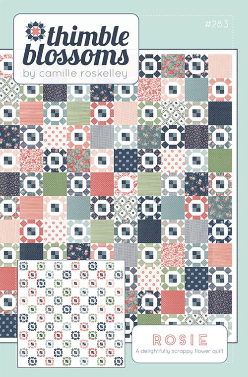 PREORDER  Rosie Quilt Kit in Rosemary Cottage by Camille Roskelley - Thimble Blossoms -Moda - 76