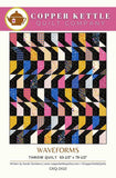 Waveforms Pattern G CKQ 2410 by Copper Kettle- 63 1/2 " X 76 1/2"