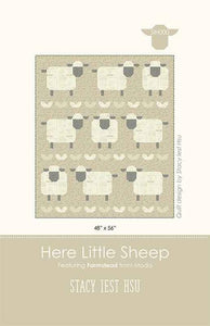 Here Little Sheep- Pattern G* SIH 100 by Stacy Iest-Hsu- 48" X 56"