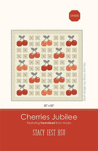 Cherries Jubilee Quilt Kit by  Stacy  Lest Hsu- Moda- 52" X 52"