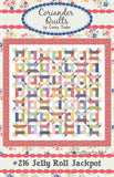 Jelly Roll Jackpot CQ 216 Pattern  by Corey Yoder- Moda- 70" X 70"