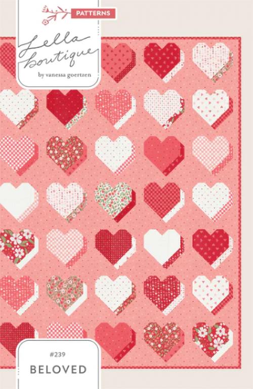 PREORDER Beloved Quilt Kit using Love Blooms by Lella Boutique- Moda- 74