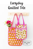 Everday Quilted Tote Pattern KAT 117 by Knot and Thread