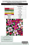 Little Holland Pattern G CQ 018 By Crinkly Quilts- 60 X 60"