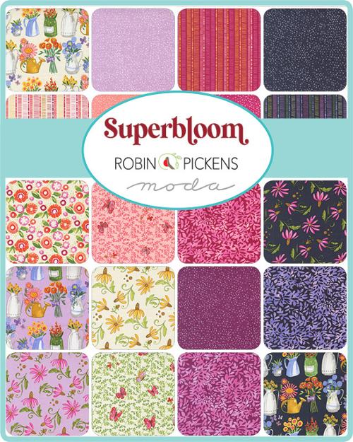 SAMPLE SPREE Superbloom 48780AB Fat Quarter Bundle by Robyn Pickens - Moda- 33 Prints