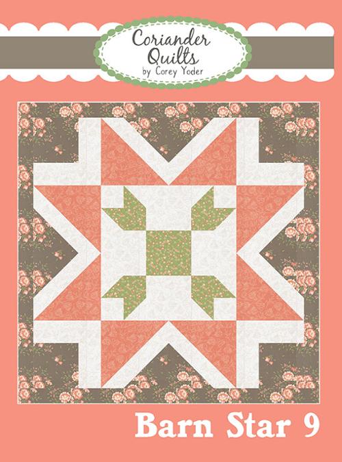 Barn Star 9 Pattern #CQ-223 by Corey Yoder- 40