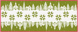 PREORDER Christmas Village Runner Quilt Kit using Buon Natale by Fig Tree - Moda-28 1/2 " X 69 1/2"