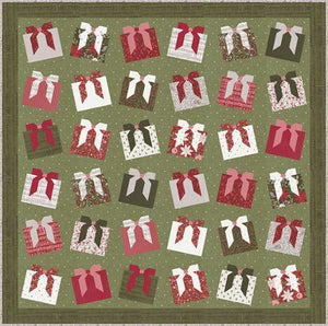 PREORDER Wrap It Up Quilt Kit using Berry and Pine by Lella Boutique- Moda- 74 1/2 X 74 1/2"