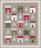 PREORDER Holiday House Quilt Kit using Berry and Pine by Lella Boutique- Moda- 71 X 82"