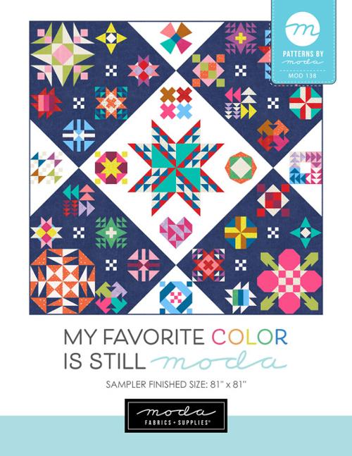Moda Pattern Books My Favorite Color Is Still Moda 2 * MOD 138 PATTERN BOOK- Moda- 81