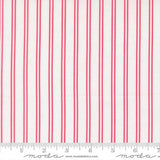A Cat Named Stitch- Stitch Stripe Cream Rosie 55344 11 by Camille Roskelley - Moda- 1/2 Yard