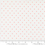 A Cat Named Stitch- Cosmo Square Dot Cream Blush 55345 11 by Camille Roskelley - Moda- 1/2 Yard