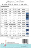 Hamptons Quilt Pattern G ISE 142 by It's Sew Emma- Moda -Multiple sizes