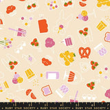 PREORDER Persimmon- Bun E's Market Shell RS1119 11 by Rashida Hale for Ruby Star Society-Moda- 1/2 Yard