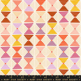 PREORDER Persimmon- Courthouse Steps Natural RS1124 11 by Rashida Hale for Ruby Star Society-Moda- 1/2 Yard