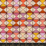 PREORDER Persimmon- Courthouse Steps Cranberry RS1124 14 by Rashida Hale for Ruby Star Society-Moda- 1/2 Yard