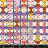 PREORDER Persimmon- Courthouse Steps Twilight RS1124 15 by Rashida Hale for Ruby Star Society-Moda- 1/2 Yard