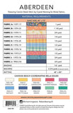Aberdeen Pattern by Crystal Manning- Moda-60" x 72"