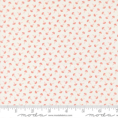 PREORDER Summers End Dandelion Wisps Persimmon 35438 26 by Fig Tree- Moda -1/2 Yard
