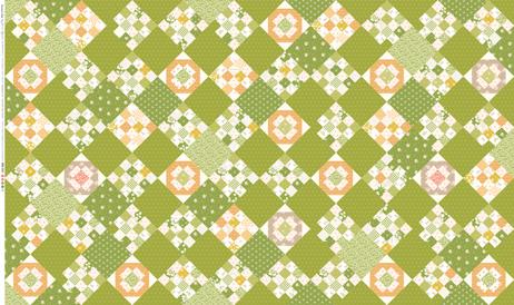 PREORDER Summers End Cheater Panel Grass 35439 12 by Fig Tree- Moda - 36