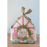 My Secret Garden- Garden Bunny Cottage Panel-Cloud 20989 11 by Stacy Iest Hsu- Moda- 36" X 60"