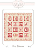 First Blooms Pattern G BHD 2216 by Bunny Hill Designs  - 50 x 50"