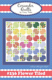 Flower Tiled Quilt Kit using Fruit Salad by Corey Yoder- Moda-63" x 63"