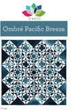 Ombre Pacific Breeze Pattern by V and Co- Moda- 68" X 68"