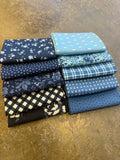 250th Americana Colorway Fat Quarter Bundles -  Choose between Red, White or Blue - 10 prints