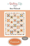 Crossroads G QLD 102 Quilt Pattern  by Sherri McConnell from  A Quilting Life- 65 X 74"