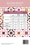 Bloom Burst Pattern G QC BLB01 By Quilt Cakes- multiple sizes