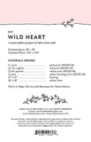 Wild Heart  Pattern by Lella Boutique- Moda- 17 1/2 X 17 1/2"
