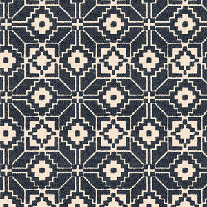 Love & Lore Bleu ABO54607 from Abode designed by Maureen Cracknell for Art Gallery-Half Yard