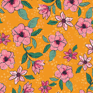 Flowery Fray ABO54612 from Abode designed by Maureen Cracknell for Art Gallery-Half Yard