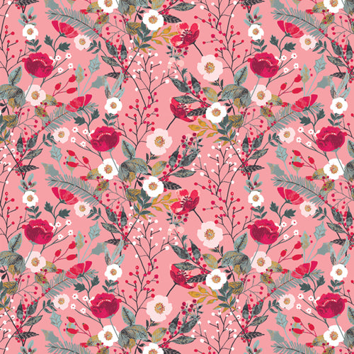 Merriment Flora ADV25906 from Adventale designed by Katarina Roccello for  Art Gallery Fabrics- 1/2 Yard