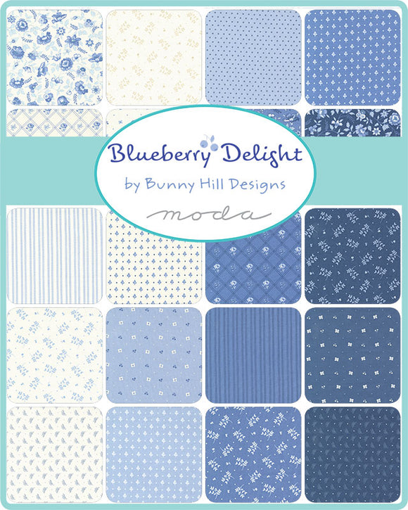 PREORDER Blueberry Delight Half Yard Bundle 3030AB by Bunny Hill Designs - 32 Prints